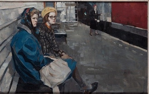 Кильпе Г.Э. В метро. 1963