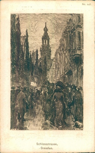 Dresden. Castle Street. After 1905