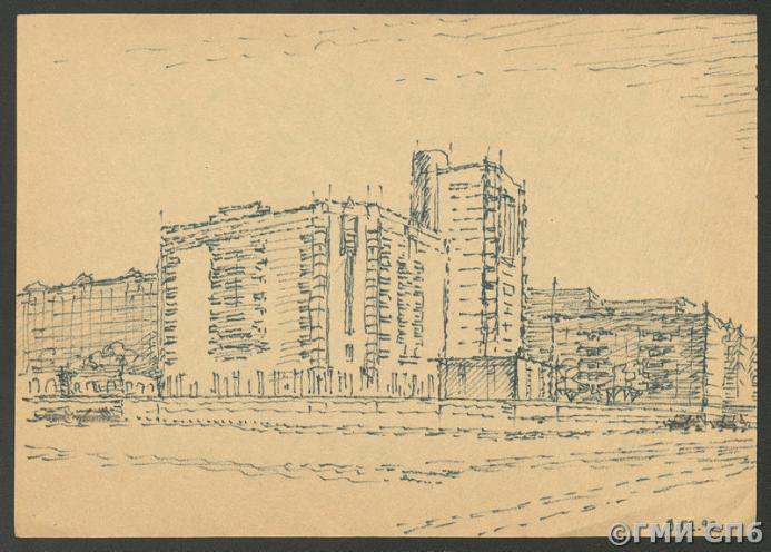 Щербин В.Н. Жилой дом на ул. Савушкина в кв. 47-а Северо-Приморской части Санкт-Петербурга. 1992