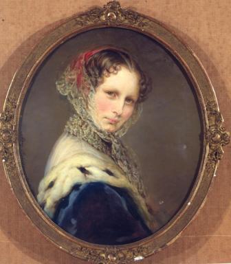 М. Робертсон. Портрет императрицы Александры Федоровны. 1853.  Холст, масло. ГМИ СПб