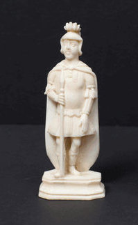 Chess Queen "White Game".  Second half of the 19th century