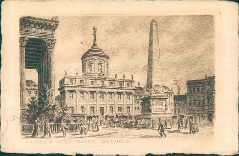 Потсдам. Старый рынок. Ратуша. После 1905