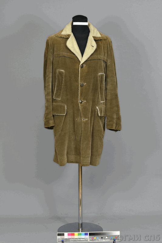 Men's coat, owned by I.A. Brodsky.  Late 1960s