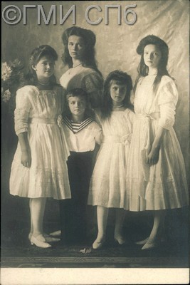 Августейшие Дети Их Императорских Величеств.  Начало 1910-х   
