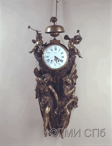 Wall clock. The middle of the XVIII century