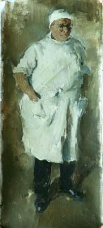 Н.Набатов. Ветеринар. 1970. Холст, масло.