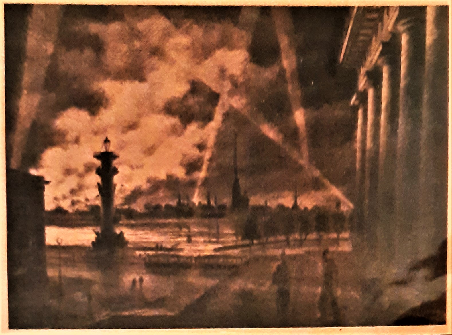 Шепилевский М.А. Пожар  в Государственном Народном  Доме. 1943