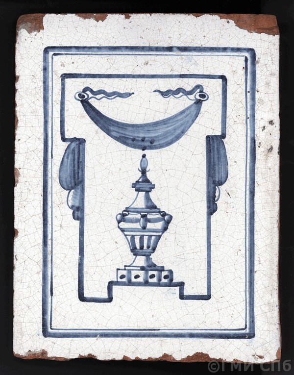 Stove tile. Mid-18th century