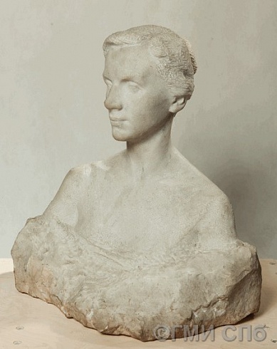 Литовченко М.Т.  Портрет балерины Аллы Яковлевны Шелест. 1961
