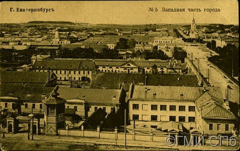 Екатеринбург. Западная часть города