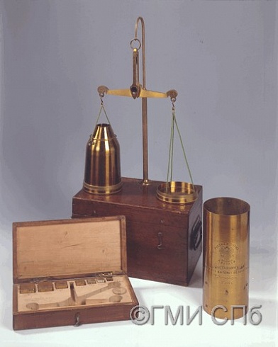 Русская пурка - хлебные весы.  1880-1890-е годы