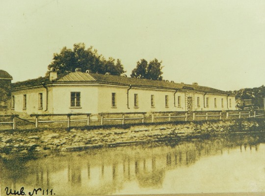 Секретный дом Алексеевского равелина Петропавловской крепости. Фотография. 1890-е