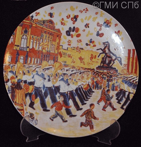 Тарелка декоративная "9 Мая". 2010