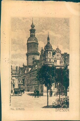 Дрезден. Королевский замок. 1905–1913