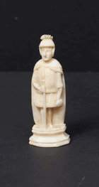 Chess pawn figurine "White Game". Second half of the 19th century