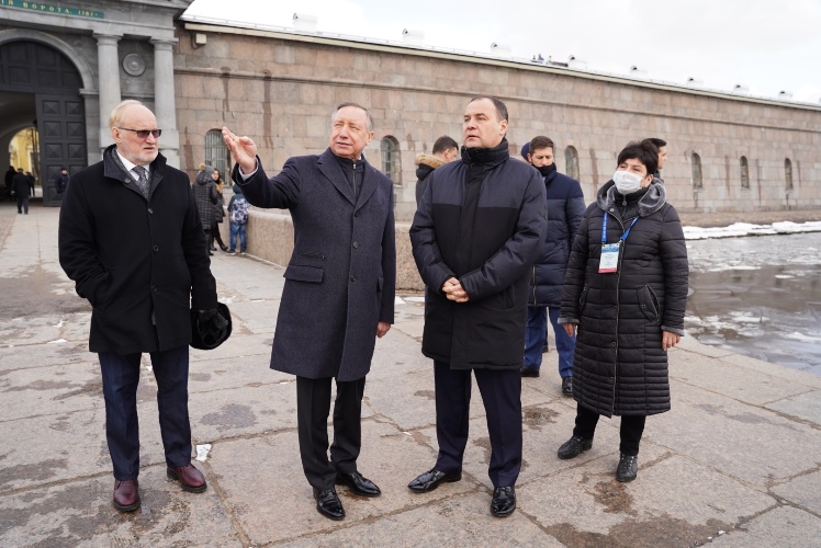Правительственная делегация Республики Беларусь посетила Петропавловскую крепость