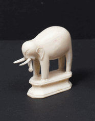 "White Game" Bishop chess piece.  Second half of the 19th century
