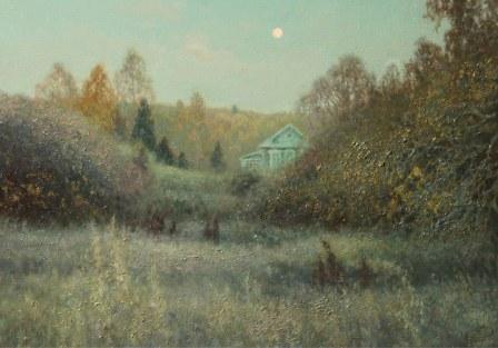 Е. Дубицкий. Сумерки октября. Холст, масло. 2011