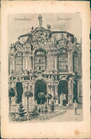 Дрезден. Цвингер. После 1905