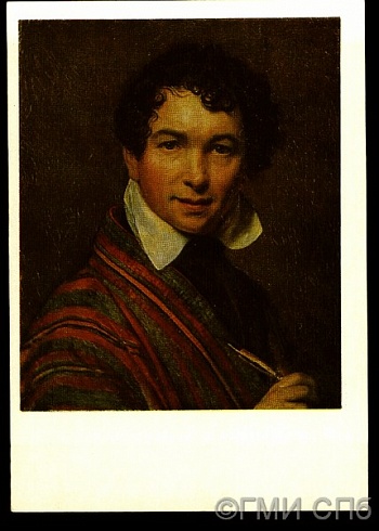 Кипренский О.А.  Автопортрет 1828 года.  1973
