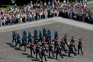  Церемония развода почетного караула Петропавловской крепости