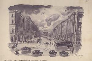 Siege Diary by Yakov Rubanchik “Drawing the Siege”. 1941-1944