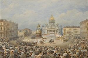 St Petersburg artist Vasily Sadovnikov (1800 - 1879)